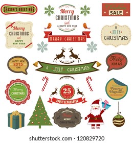 Collection of Christmas Design Elements.Vector