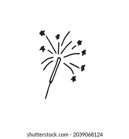 Colección de elementos de Navidad dibujados en el ilustrador.