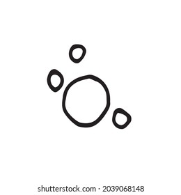 A collection of Christmas elements drawn in the illustrator.
