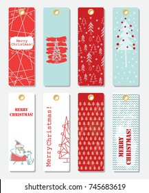 Collection of Christmas greeting cards templates 2018
