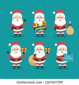 Collection of Christmas Santa Claus