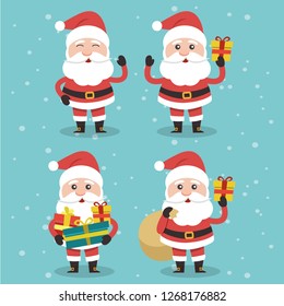 Collection of Christmas Santa Claus