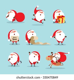 Collection of Christmas Santa Claus