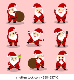 Collection of Christmas Santa Claus