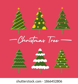 Colección de juego de árbol de Navidad 