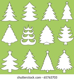 Collection of Christmas trees