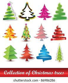 Collection of Christmas trees