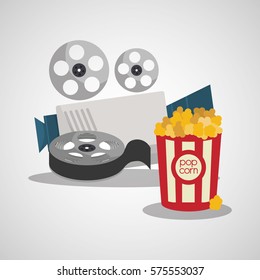 collection cinema element icons vector illustration eps 10