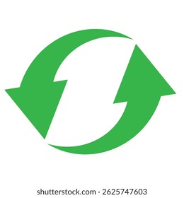 Coleção de ícones circulares e Atualizar seta. Elemento de direção. Sinal de cursor. Símbolo de reciclagem. Ilustração vetorial. Ícones Variety Colorido Atualizar e Recarregar.