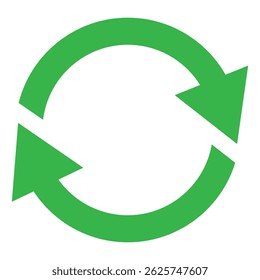 Coleção de ícones circulares e Atualizar seta. Elemento de direção. Sinal de cursor. Símbolo de reciclagem. Ilustração vetorial. Ícones Variety Colorido Atualizar e Recarregar.