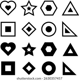 A collection of clean and modern flat icons, perfect for web, app, and infographic design.