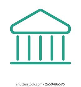 A collection of clean, modern flat icons representing various aspects of local banking services, designed with a minimalist aesthetic for easy integration into digital platforms.