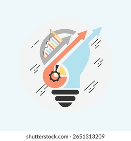 Una colección de iconos planos limpios y modernos diseñados con una estética minimalista, aptos para diversas aplicaciones digitales e impresas, que ofrecen un lenguaje visual versátil.