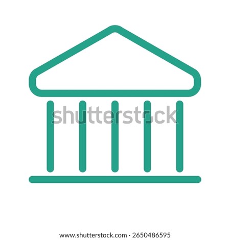 A collection of clean, modern flat icons representing various aspects of local banking services, designed with a minimalist aesthetic for easy integration into digital platforms.