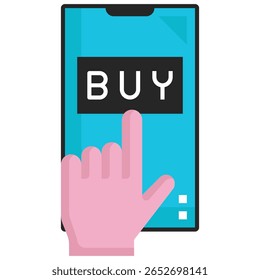 Uma coleção de ícones limpos e modernos que representam vários aspectos de compras on-line e comércio eletrônico, perfeito para sites, aplicativos e materiais de marketing digital.