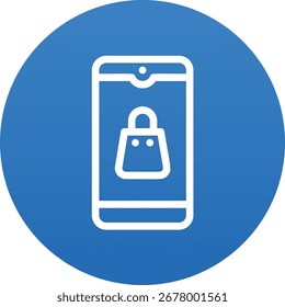 Una colección de íconos limpios y modernos que representan varios aspectos de las compras en línea, el comercio electrónico y las experiencias de venta minorista digital para Sitios web y aplicaciones.