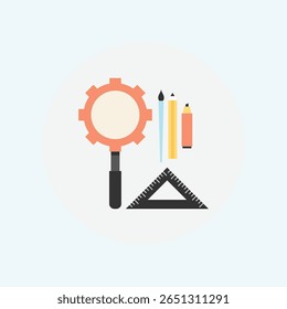 A collection of clean, modern, and simple icons representing various tools, perfect for user interfaces, presentations, or technical documentation.
