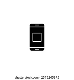 A collection of clean and versatile mobile icons, ideal for app interfaces, tech branding, communication projects, and digital platforms.