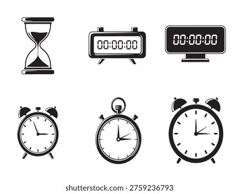 Collection of clocks and time keeping devices