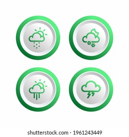 Collection of cloud technology icons