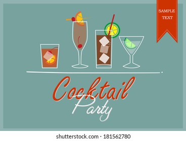 Collection of cocktails