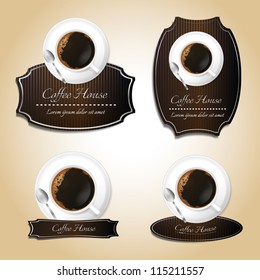 Collection of Coffeehouse labels