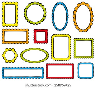 10,055 Scallop frame Images, Stock Photos & Vectors | Shutterstock