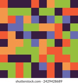 collection of colored square boxes