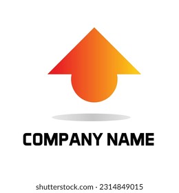 Collection of colorful abstract gradient logo template