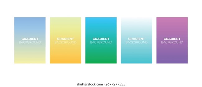 Una colección de coloridos fondos degradados que son perfectos para cualquier proyecto de diseño. Usa estos fondos para agregar un toque de color y estilo a tu trabajo.