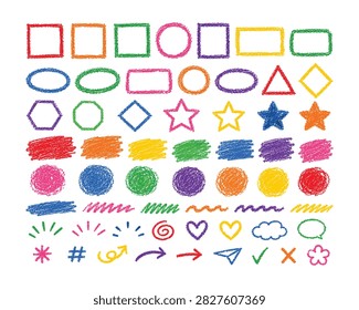 A collection colorful hand