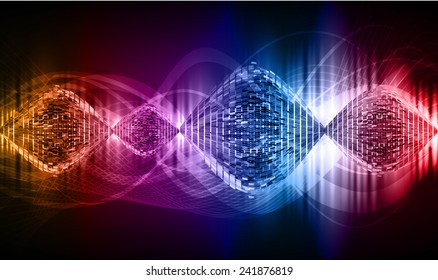 Collection colorful Light Abstract Technology background set for computer graphic website internet and business. text box. Brochure. card. wave. diverse, different, divers, manifold, many, various