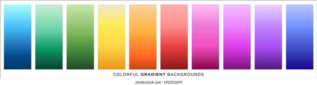 Collection background design colorful