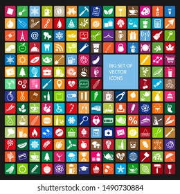 collection of colorful vector icons