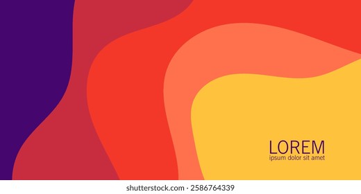 collection of colorfull fluid background. Dynamic textured geometric element. Modern gradient light vector illustration.