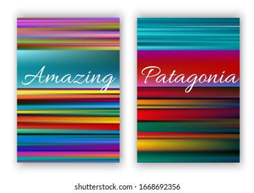 Collection of colourful gradient backgrounds for cover design or wallpaper for smartphone. Bright summer colours. 