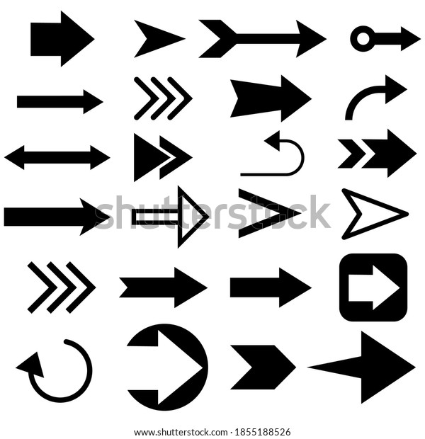 Collection
of concept arrows. Icons arrows in different directions. Modern
simple arrows. Collection of concept arrows for web design, mobile
apps, interface and more. Vector
illustration
