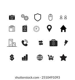 Collection of Connect Icons. Creative business solutions related icon sets. Web icon set. Website set icon vector.