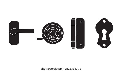 Collection of contemporary door locks and keys highlighting security features and design for residential and commercial use.