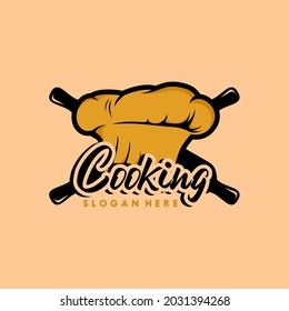 A collection of cooking logo design template