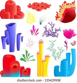  collection of corals. no mesh no blend.