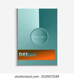 Collection of corporate identity brochure templates.mock up front page vertical orientation vector A4 business presentation. Corporate report includes abstract geometric illustration design layout.