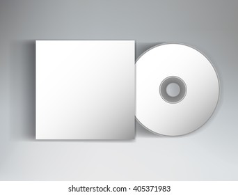 Collection of corporate identity presentation templates mock up with cover and CD. Ready for your design on gray background.