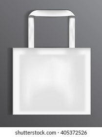 Collection of corporate identity presentation templates mock up withpromotional bags. Ready for your design on gray background.