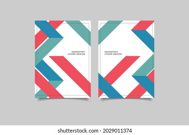 A collection of cover background templates for presentations, corporate cover documents, corporate, with a modern minimalist style that is very elegant.vector illustration eps10