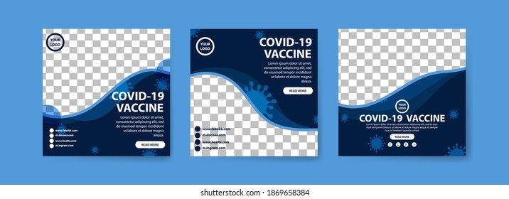 Collection of covid-19 vaccine social media posts. vaccine for covid-19. for the socialization of the covid-19 virus vaccination.