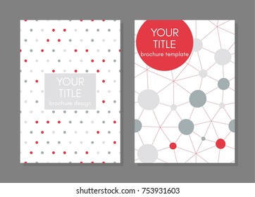 Collection of creative covers. Beautiful backgrounds. Applicable for banner, poster, card, cover, invitation, placard. Vector.
