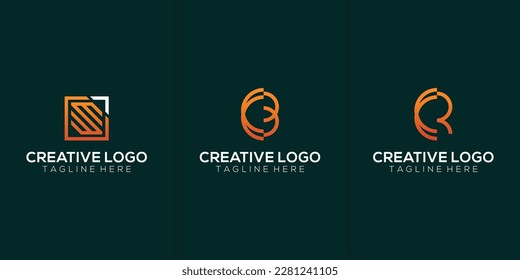 eine Sammlung kreativer und minimalistischer C B-Logo-Designs