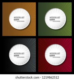 Collection of creative universal artistic cards. Hand Drawn textures. Trendy Graphic Design for banner, poster, card, cover, invitation, placard, brochure, flyer. Vector. Isolated.