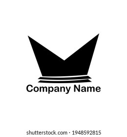 Collection of crown symbols and icon